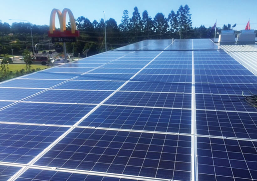 Benowa McDonald’s solar project 2