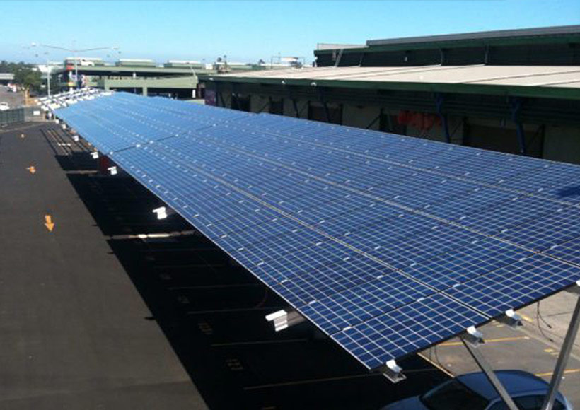 100kW Brisbane solar car park gallery 2